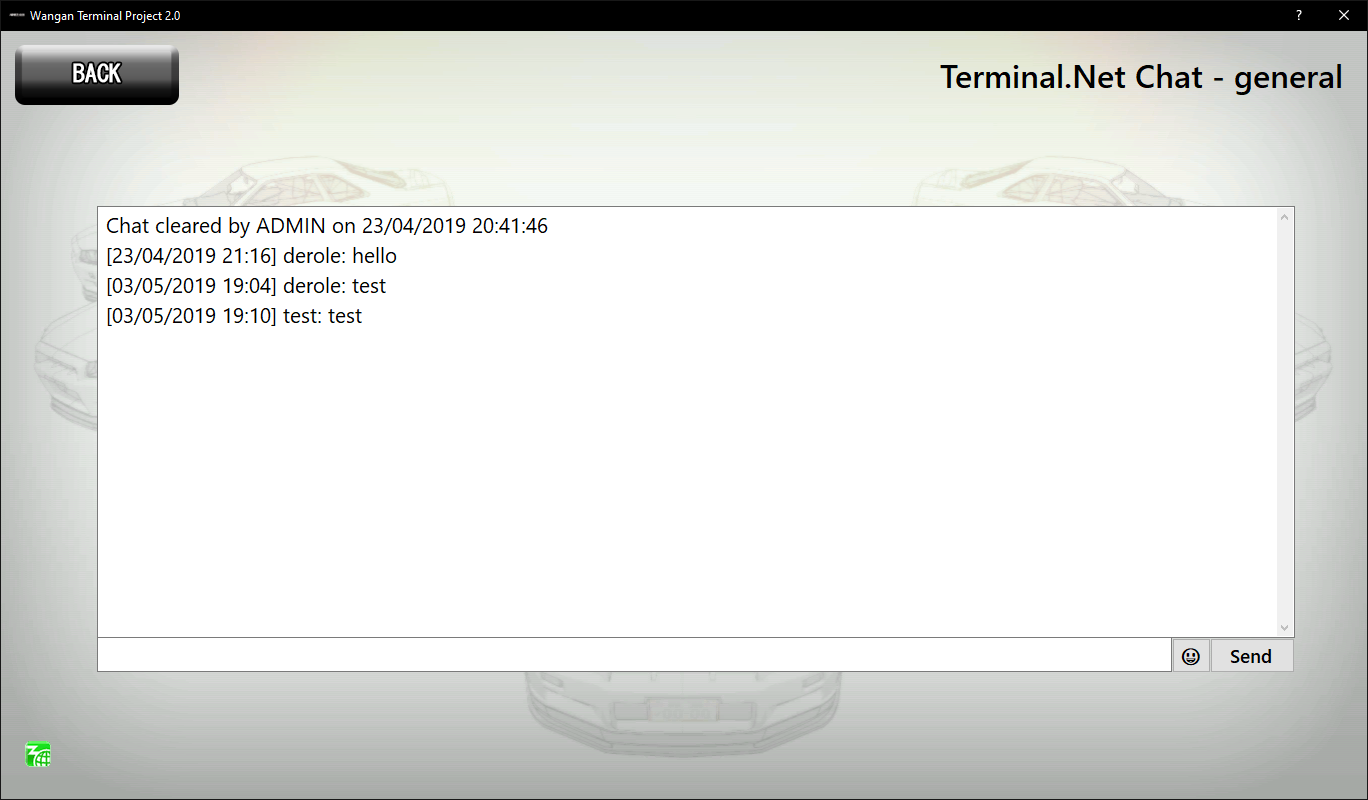 Image of the terminal.net online chat